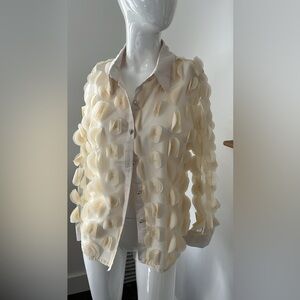 Elegant Pale Yellow  Women's Blouse